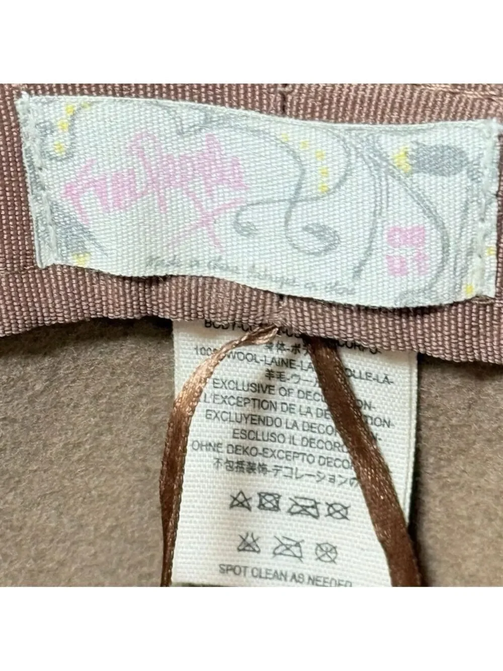 Free People Beaumont Suede Band Felt Fedora Hat One Size Beige Brown